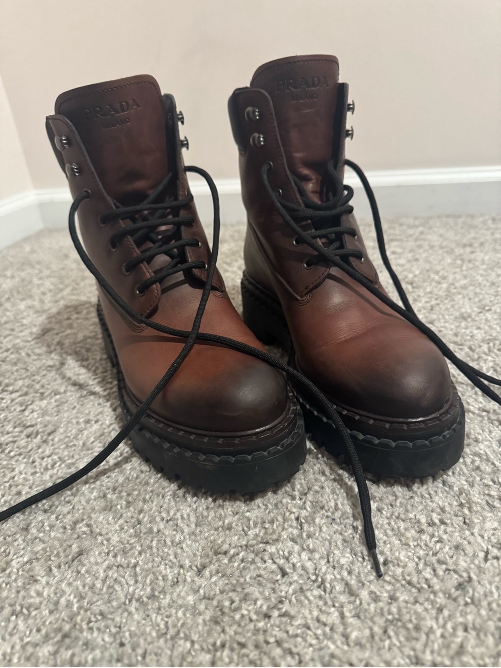 Leather and Re-Nylon
Booties